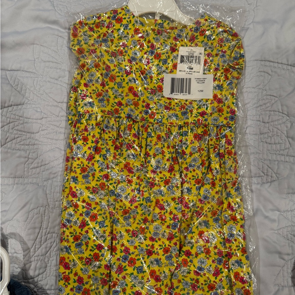 Ralph Lauren Floral Yellow Kids Dress